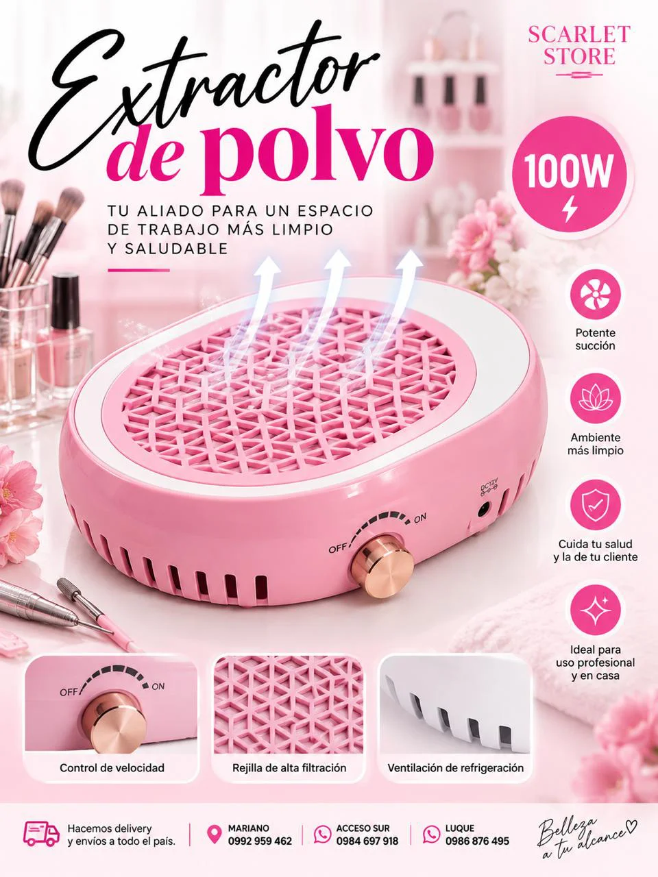 EXTRACTOR DE POLVO SC808-1